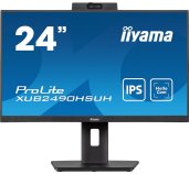 24” iiyama XUB2490HSUH-B1:IPS,FHD,HAS,webcam foto
