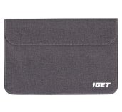 iGET iC10 - univerzální pouzdro do 10.1” pro tablety, s magnetickým uzavíráním - šedočerná foto
