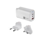 ER PW 65W GaN síťový adaptér 2xUSB-C PD/USB-A bílý foto