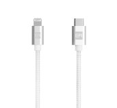 ER POWER kabel USB-C/Lightning 120cm bílý foto