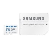 Samsung EVO Plus/micro SDXC/128GB/UHS-I U3 / Class 10/+ Adaptér/Bílá foto