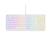 Genesis herní klávesnice THOR 230/TKL/RGB/Outemu Brown/Drátová/US/Bílá/Drátová USB/US layout/Bílá foto