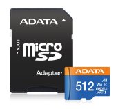 ADATA MicroSDXC 512GB UHS-I 100/25MB/s + adapter foto