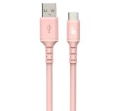 TB Touch USB-A - USB-C, růžový 1m foto
