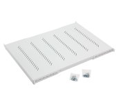 19” police A1 s perforací 750mm, max.40kg šedá foto