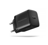 AXAGON ACU-PD20, nabíječka do sítě 20W, 1x port USB-C, PD3.0/PPS/QC4+/AFC/Apple, černá foto