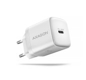 AXAGON ACU-PD30W, Sil nabíječka do sítě 30W, 1x port USB-C, PD3.0/PPS/QC4+/SFC/AFC/Apple, bílá foto