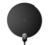 Baseus Digital LED Displej Gen 2 Bezdrátová Nabíječka 15W Black foto