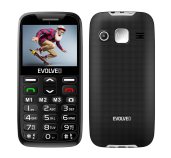EVOLVEO EasyPhone XR, mobilní telefon pro seniory s nabíjecím stojánkem, černá foto