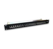 DATACOM 24p. Patch panel 19” STP CAT6A LSA 1U BK foto