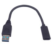 PremiumCord Adaptér USB 3.0 A/samec - USB-C/samice, USB 3.2 GEN2, 3A, 20cm foto