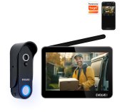 EVOLVEO DoorPhone W7, Sada domácího bezdrátového videotelefonu s WiFi černý monitor foto