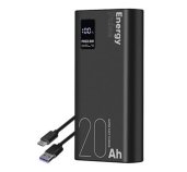 OBAL:ME EnergyPulse Powerbanka 20000mAh 22.5W Black foto