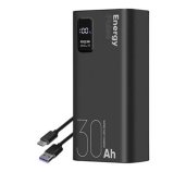 OBAL:ME EnergyPulse Powerbanka 30000mAh 22.5W Black foto