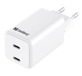 Sandberg AC Charger Dual USB-C PD65W EU foto