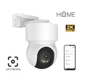 iGET HOME Camera CS8 White - WiFi 2K IP kamera otočná, noční vidění, audio, IP65, auto tracking foto