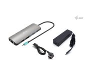 i-tec USB-C Metal Nano 2x HDMI Docking Station, PD 100W + Charger 100W (bundle) foto