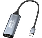 PremiumCord HDMI grabber pro video/audio signálu do počítače s konektorem USB 3.0 typ c foto
