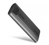 AXAGON EEM2-GTS2, USB-C 10Gbps - M.2 NVMe & SATA SSD kovový THIN box, bezšroubkový foto