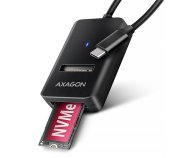 AXAGON ADM2-CM USB-C 10Gbps - M.2 NVMe & SATA SSD adaptér, kabel USB-C 10cm foto