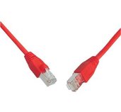Patch kabel CAT6 SFTP PVC 0,5m červený foto