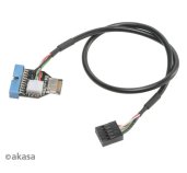AKASA - USB 3.1 gen 2 int. na USB 3.1 Gen1 19-pin foto