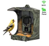 EVOLVEO StrongVision BirdFeeder - Chytré krmítko pro ptáky s kamerou a solárním panelem foto