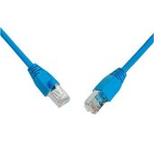 Patch kabel CAT6 SFTP PVC 0,5m modrý foto