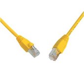 Patch kabel CAT6 SFTP PVC 0,5m žlutý foto