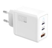 TB Touch 65W GaN Power Adapter,2x USB C + USB A foto