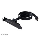 AKASA - USB 3.1 gen 2 Typ C PCI záslepka low profile foto