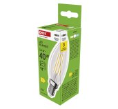 EMOS LED FLM CANDLE 3,4W(40W) 470lm E14 NW foto