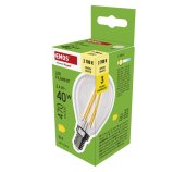 EMOS LED FLM MINI GL 3,4W(40W) 470lm E14 WW foto