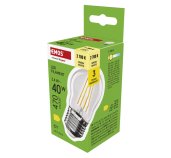 EMOS LED FLM MINI GL 3,4W(40W) 470lm E27 WW foto
