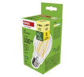 EMOS LED FLM A60 7,2W(100W) 1521lm E27 WW A CLASS foto
