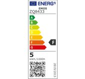 EMOS LED CLS MR16 4,5W(28W) 380lm GU5.3 WW foto