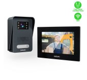 EVOLVEO DoorPhone AP1-2 drátový videotelefon s aplikací, černý foto