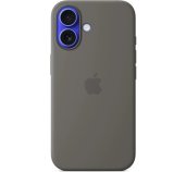 iPhone 16 Plus Silicone Case with MS - Stone Gray foto