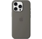 iPhone 16 Pro Silicone Case with MS - Stone Gray foto