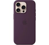 iPhone 16 Pro Silicone Case with MS - Plum foto