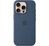 iPhone 16 Pro Max Silicone Case with MS - Denim foto