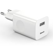 Baseus rychlonabíječka do sítě 1xUSB Quick Charge 3.0 24W bílá foto
