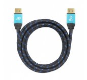 TB oplétaný kabel DisplayPort 2.1, 2m foto