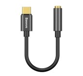 Baseus audio adaptér z USB-C na Jack 3,5mm černý foto
