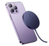 Baseus bezdrátová nabíječka do sítě Simple Mini3 15W USB-C fialová foto