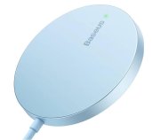 Baseus bezdrátová nabíječka do sítě Simple Mini3 15W USB-C modrá foto