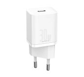 Baseus rychlonabíječka do sítě Super Si USB-C PD QC 30W bílá foto