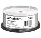 Verbatim Blu-ray BD-R DL 50GB 6x WIDE Profesional Printable 25-cake NON-ID foto