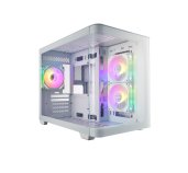 FSP S380-WA/Micro ATX/Transpar./Bílá foto