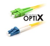 Patchcord FO duplex LC-SC/APC  9/125um SM, 0,5m, OS2, 1.8mm foto